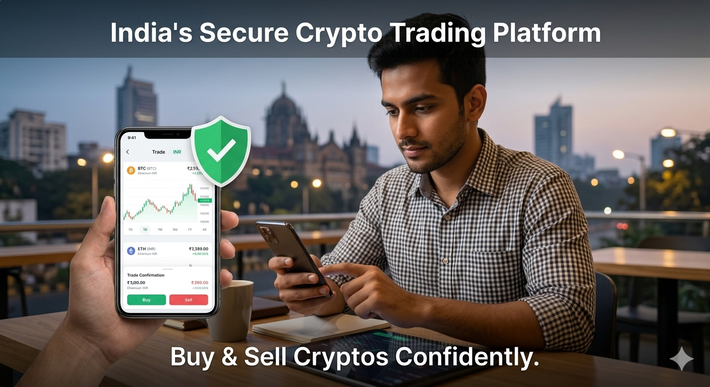 Crypto Trading Platform in India ➤ Buy & Sell Cryptos Securely