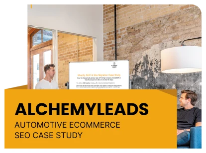Automotive Ecommerce SEO Case Study
