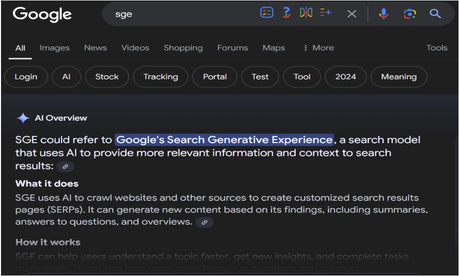Understanding Google AI Overviews