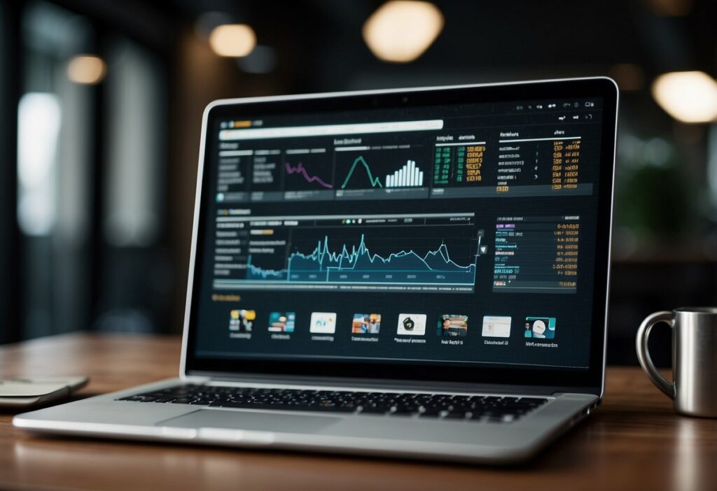 A computer screen displaying various digital tools for link building outreach, with open tabs for outreach templates, email tracking, and social media management
