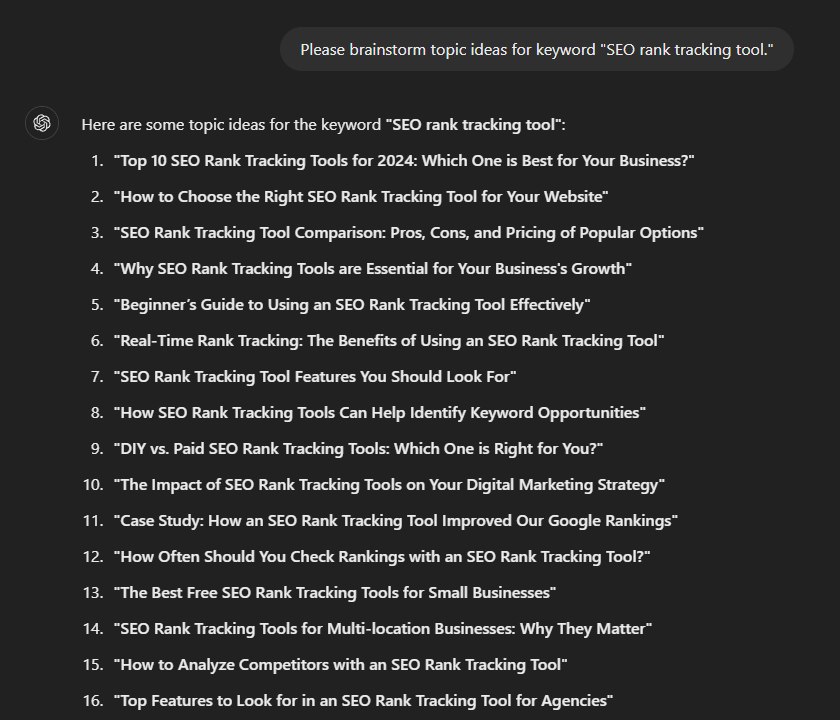 chatgpt faq generation