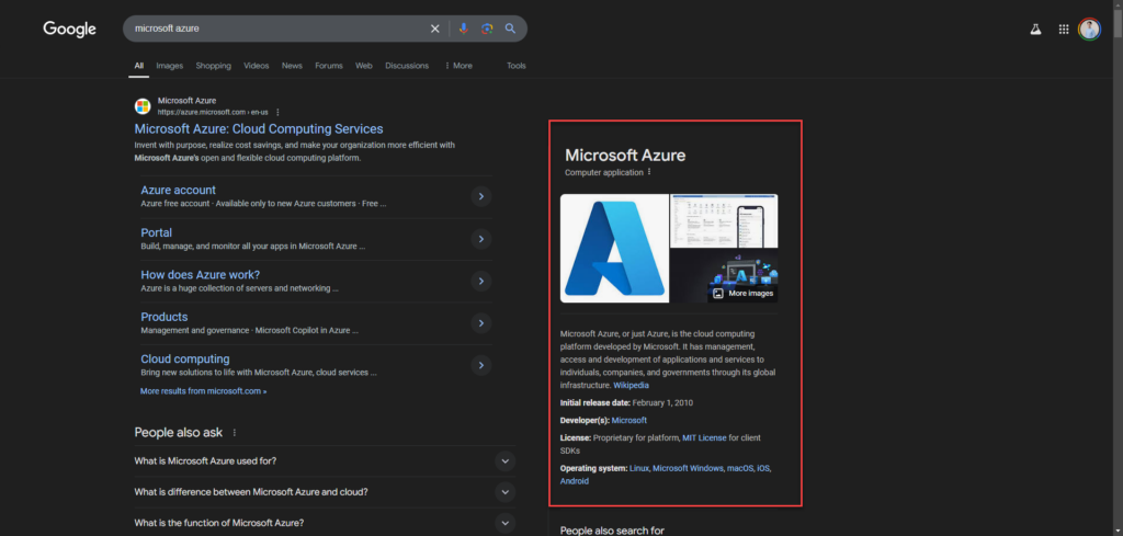 google knowledge graph