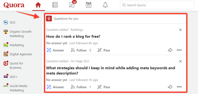 quora questions for you