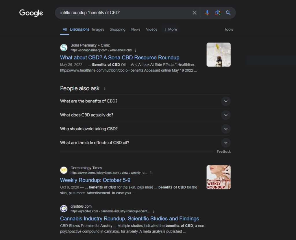 resource link building