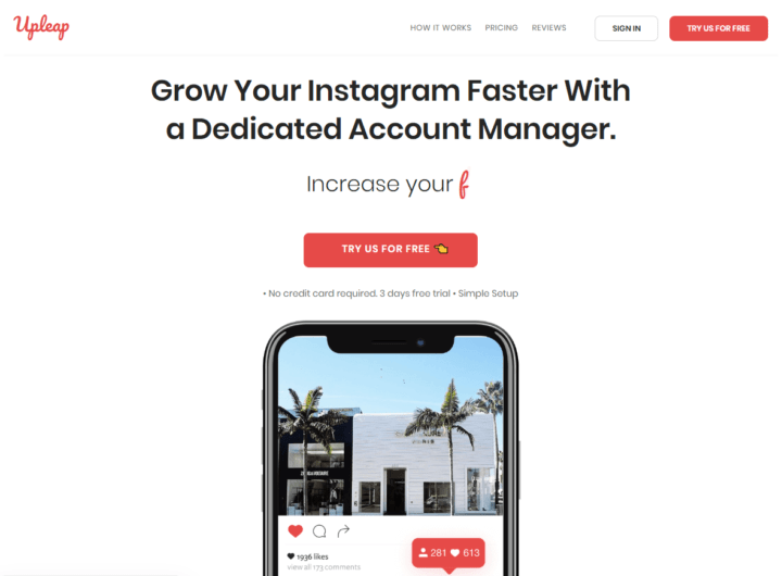 upleap instagram tool