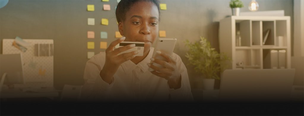 Person using AI search on a phone