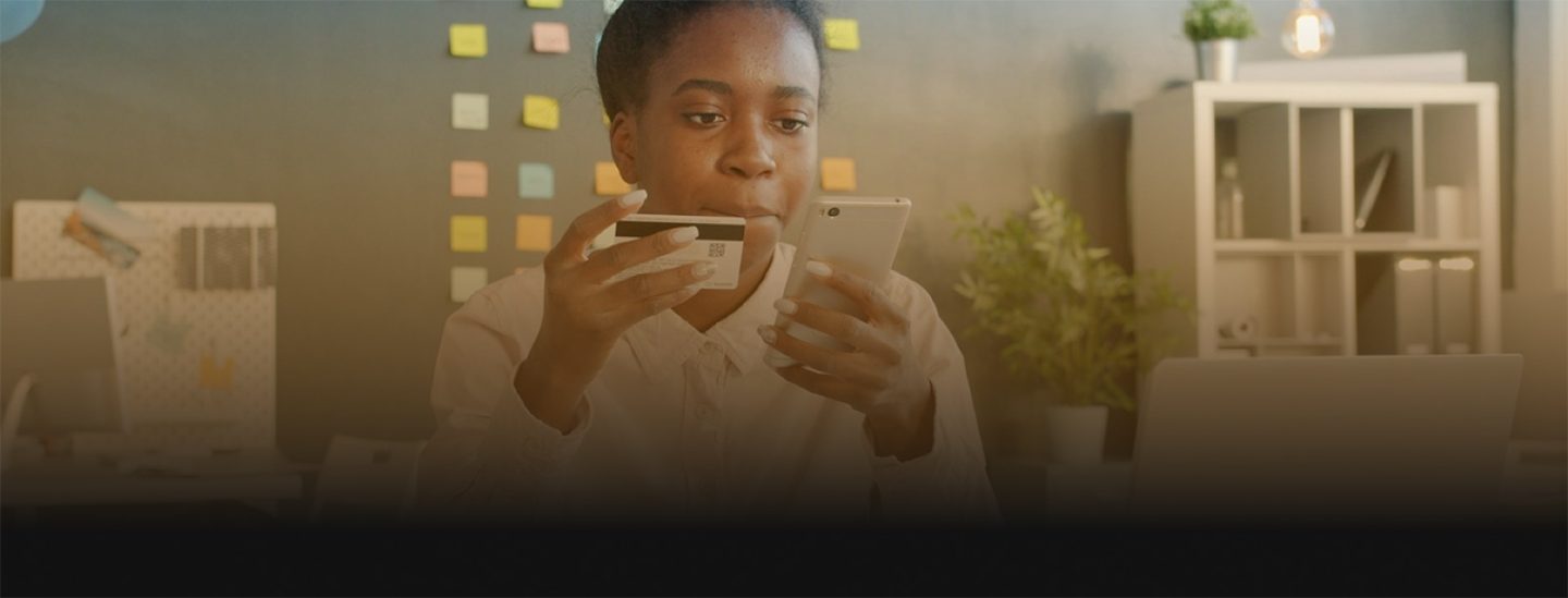 Person using AI search on a phone